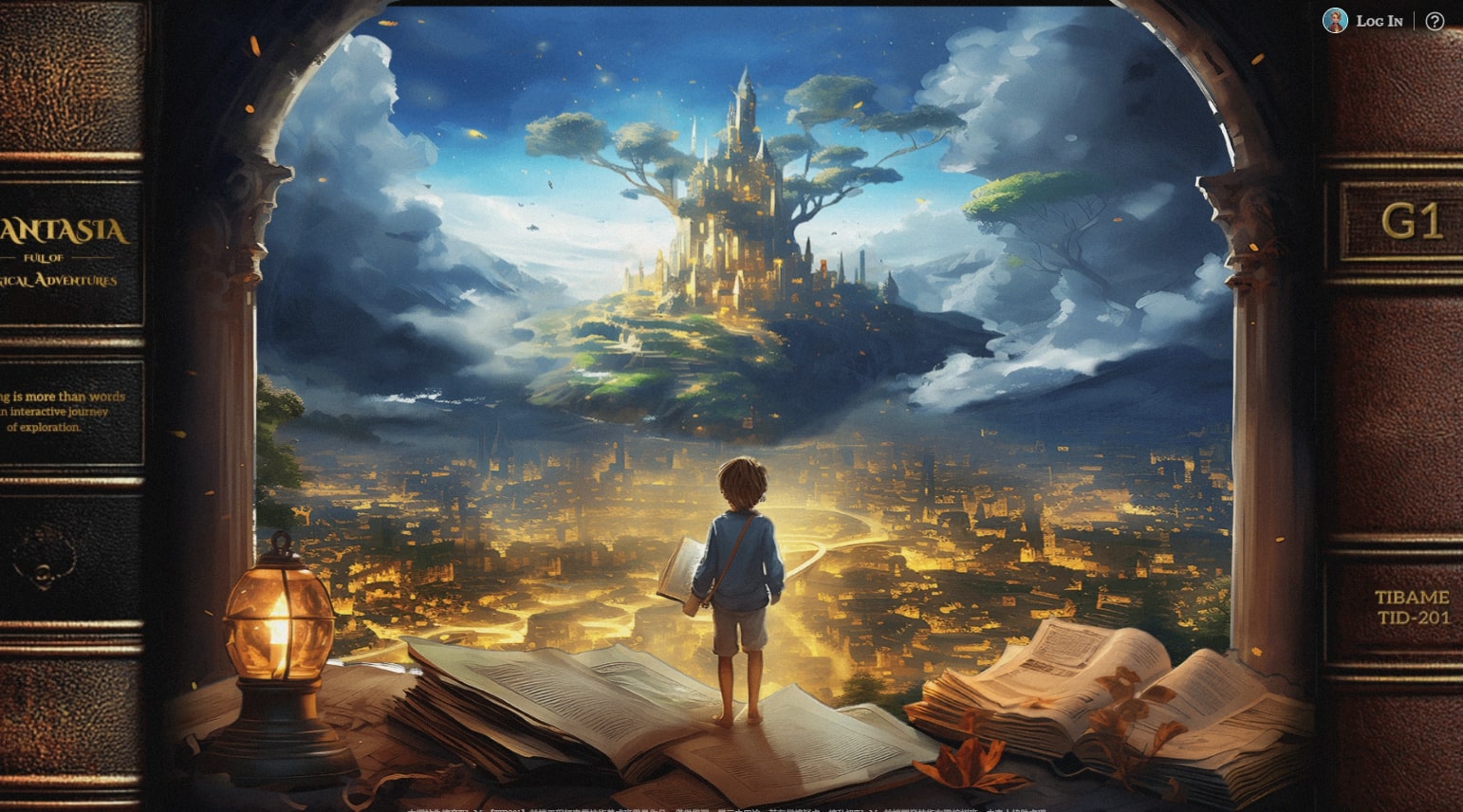 Online Reading Platform Screenshot